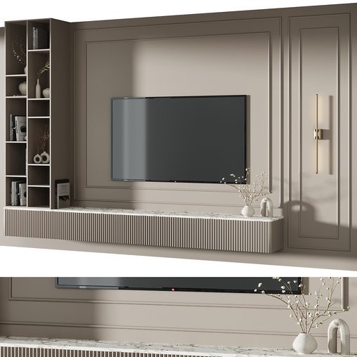 TV wall decor set18