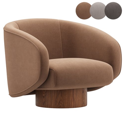 Union Home Rotunda Swivel Chair