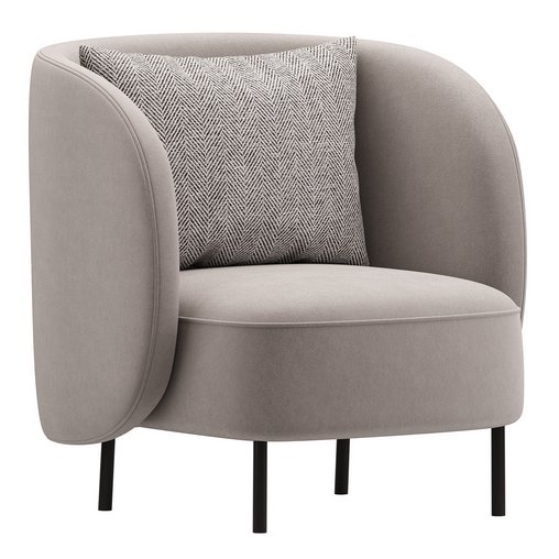 Modern Boucle Accent Chair 27.9