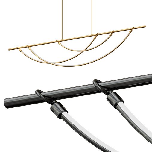 Aryas LED Linear Pendant Light