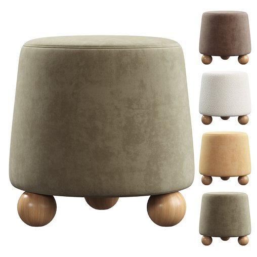 Jaine Boucle Stool