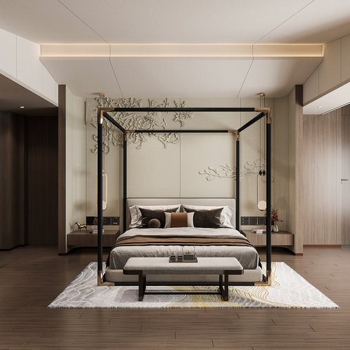 Modern bedroom