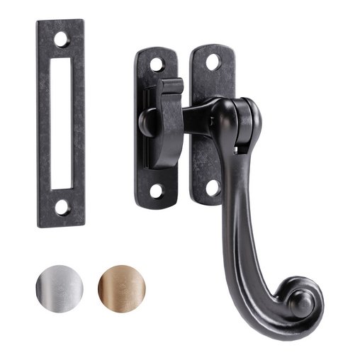 Black Window Sash Door Lock