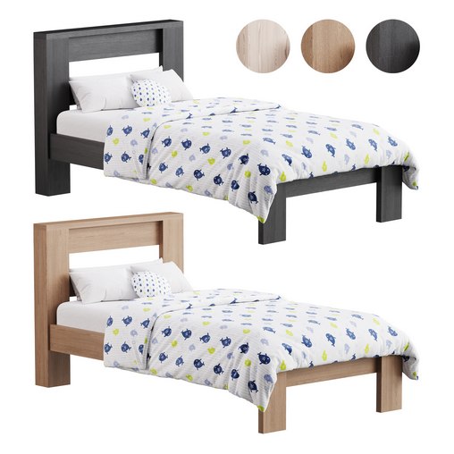 DHP Jaymee Kids Wood Platform Bed Frame