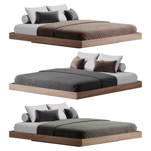 Espresso Platform Bed