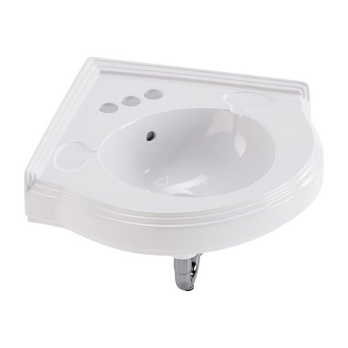 Bathroom Corner Sink White