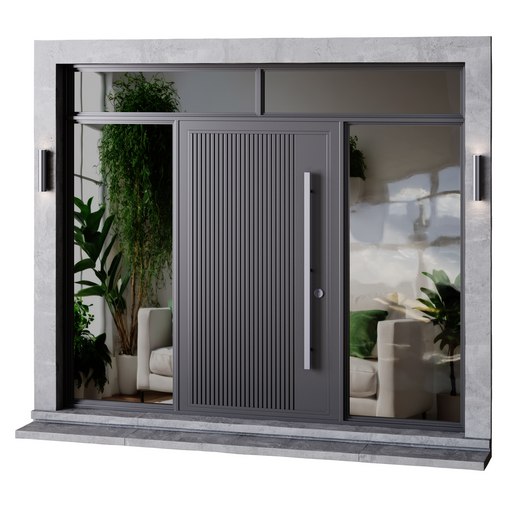 Metal entrance group for home and office