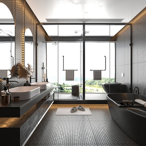 Modern bathroom