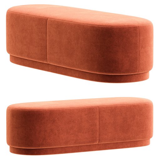 pouf oranjeviy