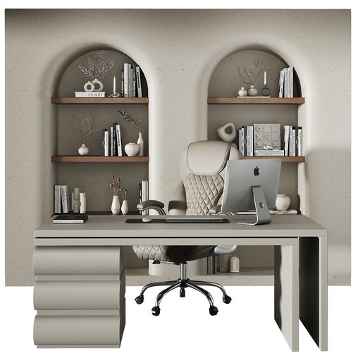 Office Set21 3d model Download  Buy 3dbrute