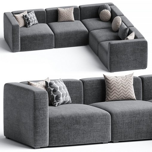 Sofa 60 3d model Download  Buy 3dbrute