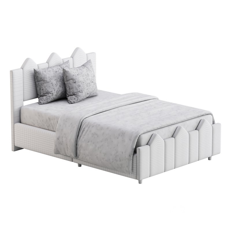 Mjkone Full Size Kids Bed - 3dbrute : 3dmodel furniture and decor
