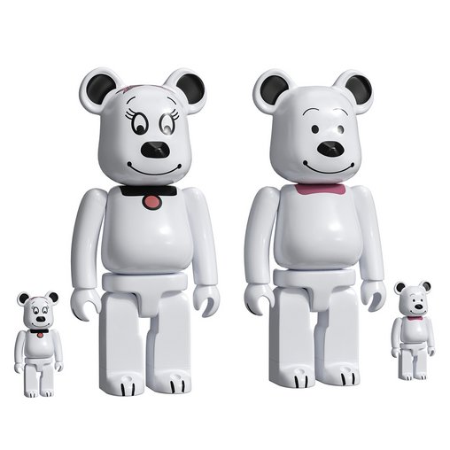 Bearbrick 400% Belle Bear 3d model Download  Buy 3dbrute