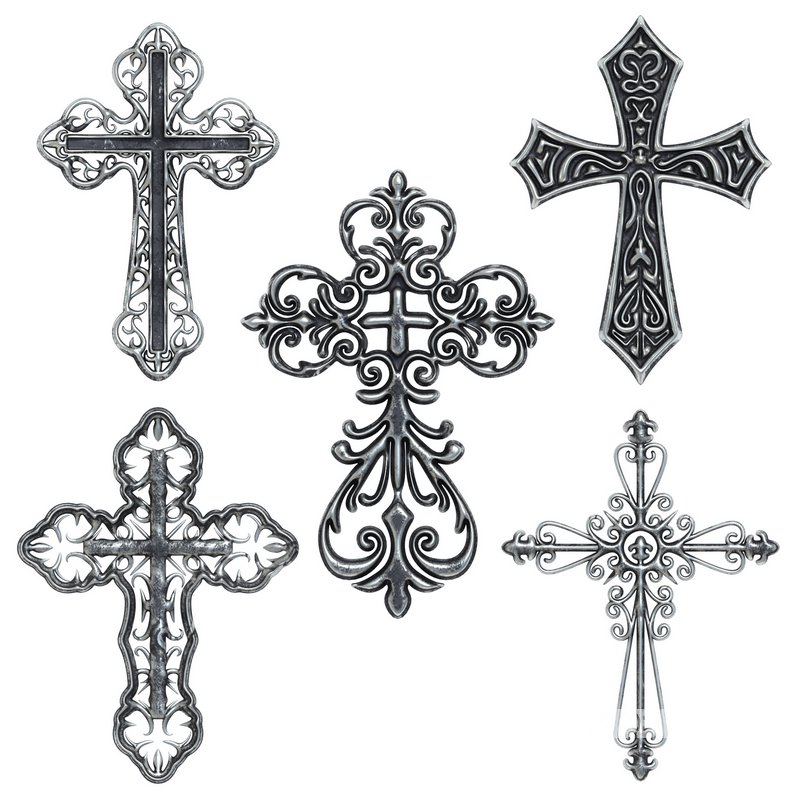 5 Christian Cross V 03