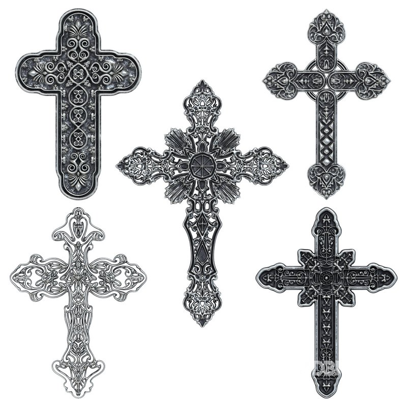 5 Christian cross V 01