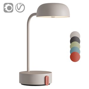 Fokus Cloudy table lamp by Kooduu 3d model Download Buy 3dbrute