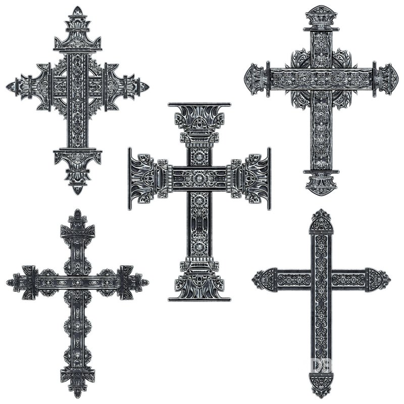 5 Christian cross V 05