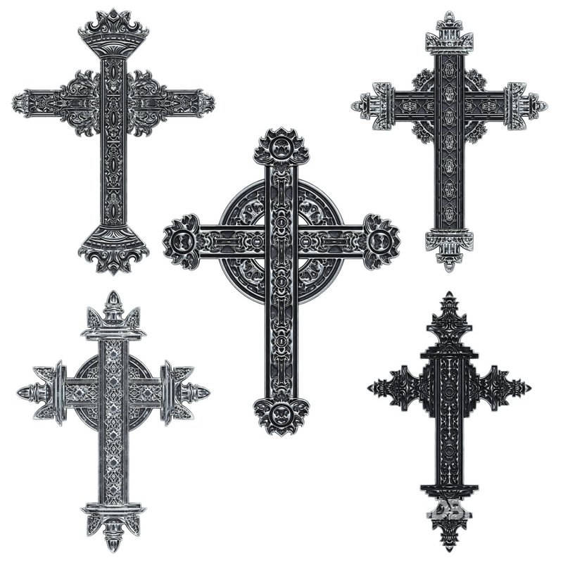 5 Christian cross V 06