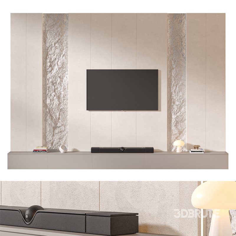 TV wall set 05