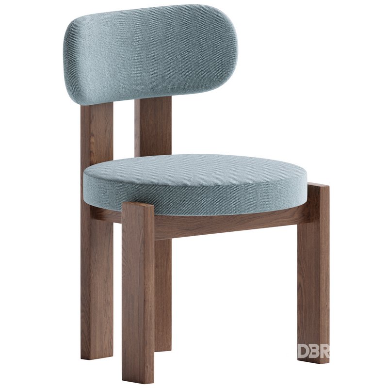 Contemporary oak chair