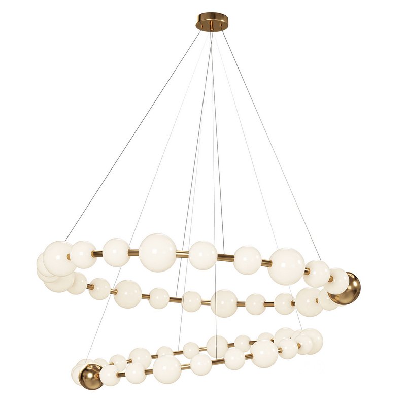 Acrylic Pearls 1 Chandelier, set