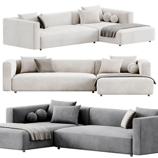 MATCH Sofa By Prostoria 3d model Download  Buy 3dbrute