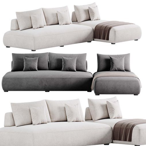 Tip Tap Sofa By Gyform 3d model Download  Buy 3dbrute