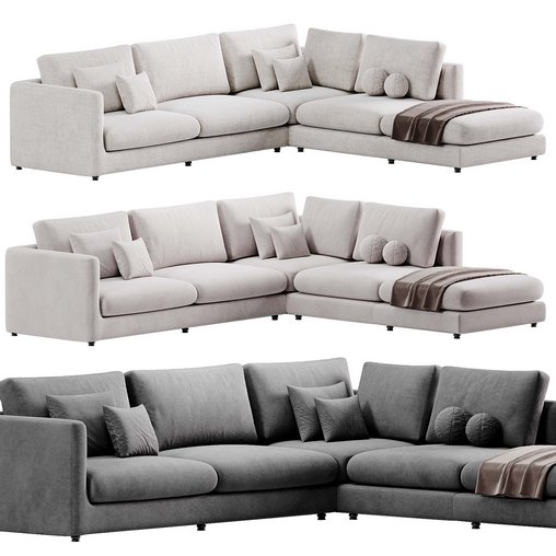 Rendez Vous Sofa By Arflex 3d model Download  Buy 3dbrute