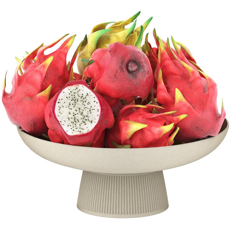 bowl of dragon fruits