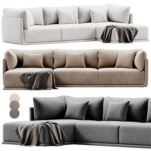 Max Modular sofa By SP01 3d model Download  Buy 3dbrute