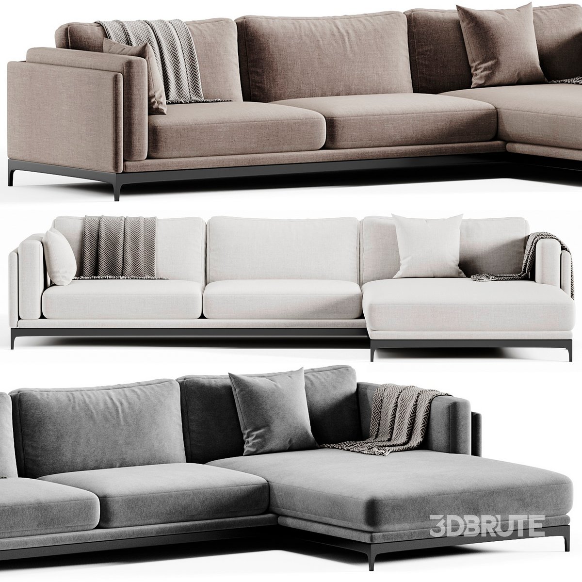 TIME Corner Sofa By Cts Salotti