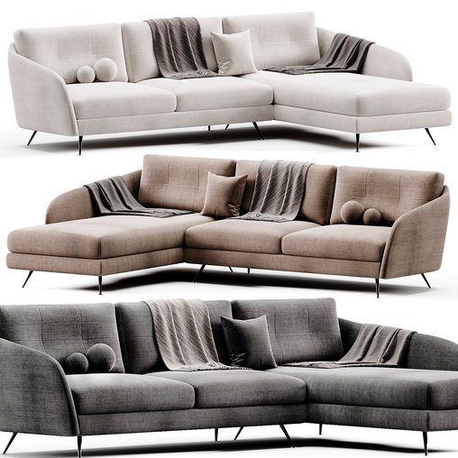 Duke Sofa By Valentini 3d model Download  Buy 3dbrute