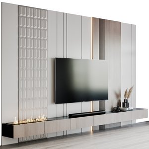 TV Wall 47 3d model Download  Buy 3dbrute