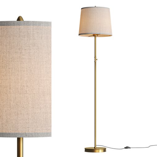 Bryant Floor Lamp 3d model Download  Buy 3dbrute