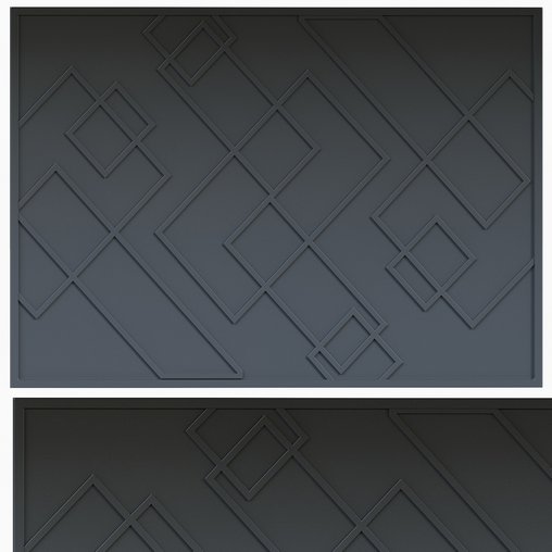 Wall 3D panel 06 3d model Download  Buy 3dbrute