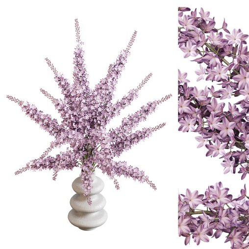 Lilac elegance in concrete 3d model Download  Buy 3dbrute