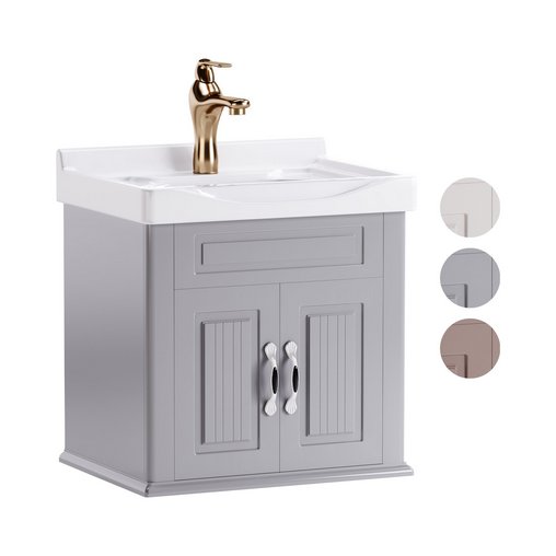 Adeline Large Wall Mounted Cabinet Vanity Bathroom Sink 3d model Download  Buy 3dbrute