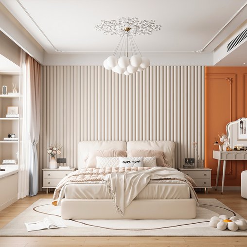 Modern bedroom 3d model Download  Buy 3dbrute