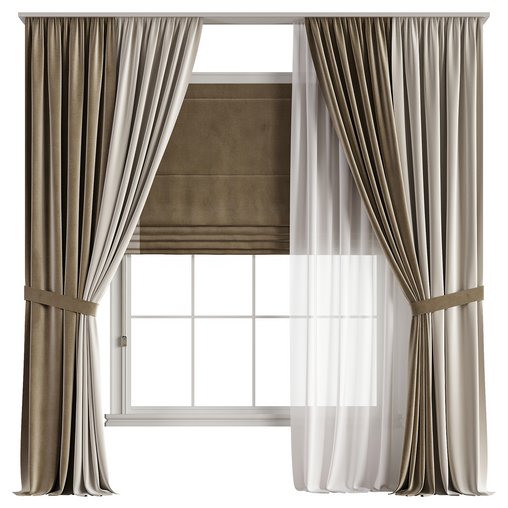 Curtain 31 3d model Download  Buy 3dbrute