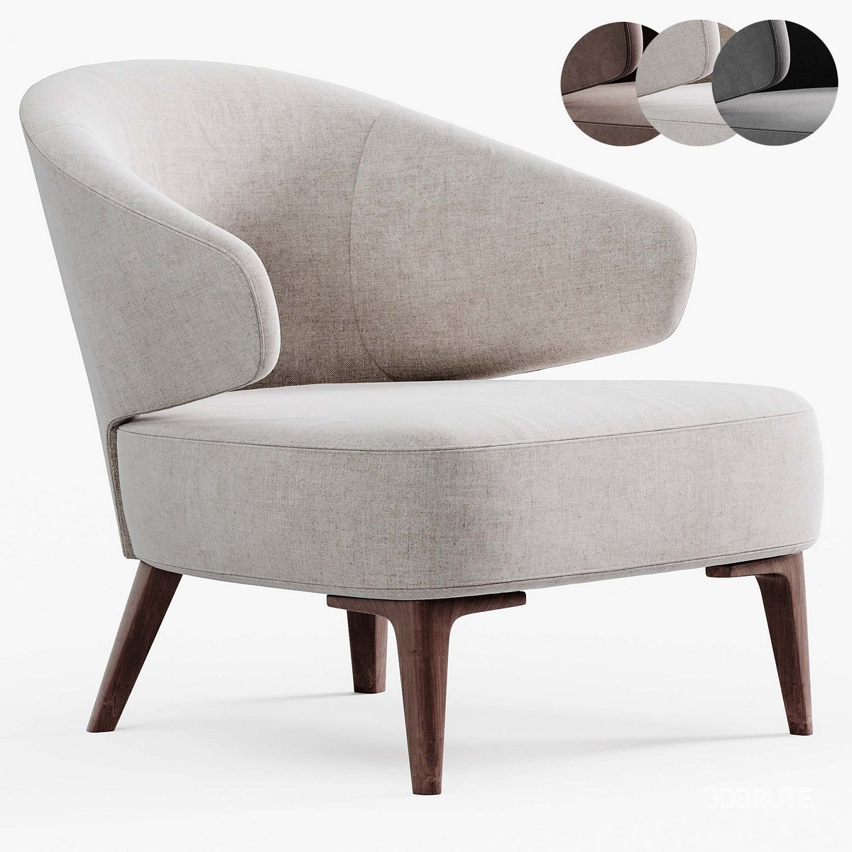 Aston Armchair By Minotti