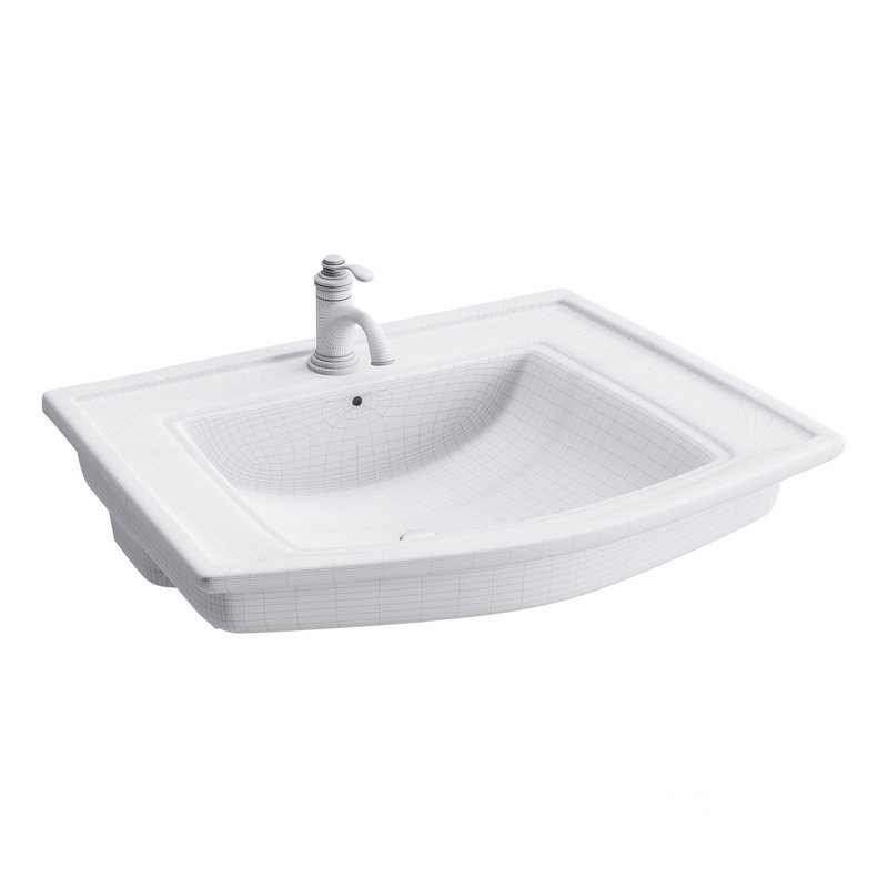 Logmey 20 Inch Wall Mount Bathroom Vessel Sink - White Porcelain Ceramic, Rectangle 20x14 Inches, Floating Design