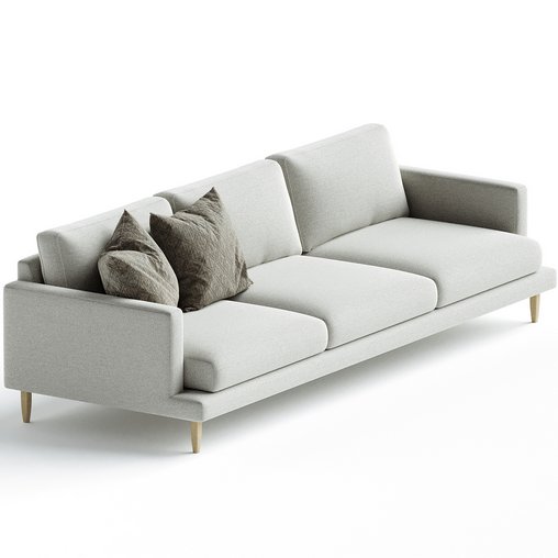 Veneda 4 seater sofa Designed by Bolia Design Team 3d model Download  Buy 3dbrute