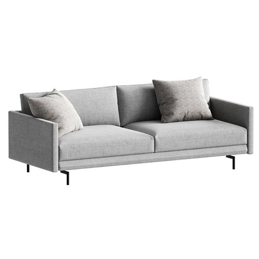 Trace Sofa Wendelbo 3d model Download  Buy 3dbrute