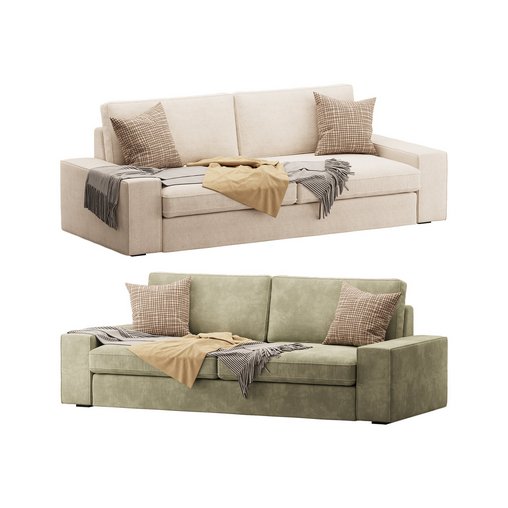 Sofa Tibbleby beigegray