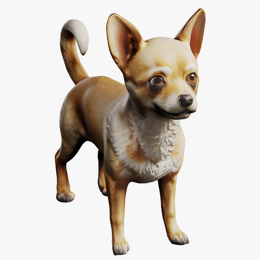 Chihuahua 3d model Download  Buy 3dbrute