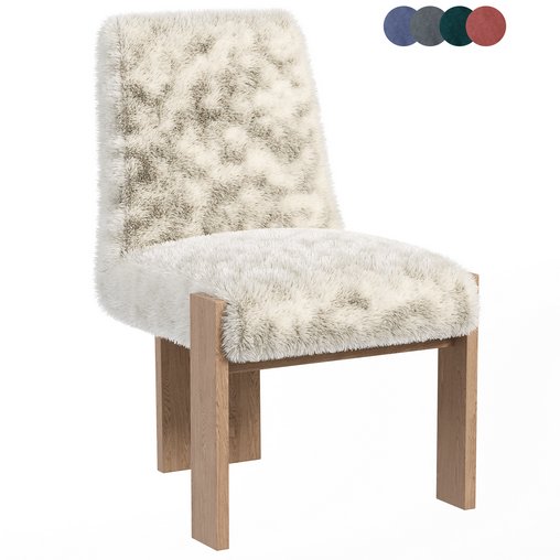 Roxy Dining Chair Somerton Ash 3d model Download  Buy 3dbrute