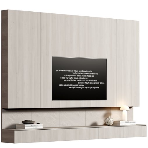 tv wall set