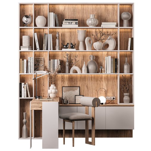 ozy Study Nook for the Perfect Home Office 3d model Download  Buy 3dbrute