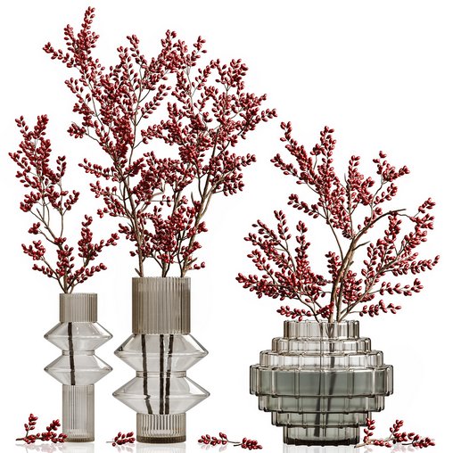 Set Bouquets 17 3d model Download  Buy 3dbrute