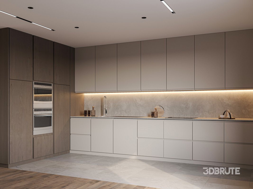 Kitchen Design - Download -3d Models Free -3dbrute